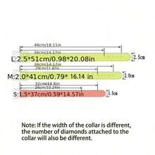1pc Pink Rhinestone Bow Pet Collar Princess Style Cute Pet Neck Collar, Non-Choking, Fits Small And Medium Dogs, Suitable For Daily Outings, Photo Shoots, Holiday Dressing - Multicolor - View 3
