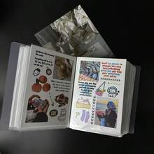 Spacious A6 Size Loose-Leaf Binder Designed For Idol Cards, Game Cards And Collectibles, Fits 6.10in-4.52in, Includes 40 Pages For 40 Cards, Dust-Proof, Wrinkle-Proof, Loss-Proof - Multicolor - View 4