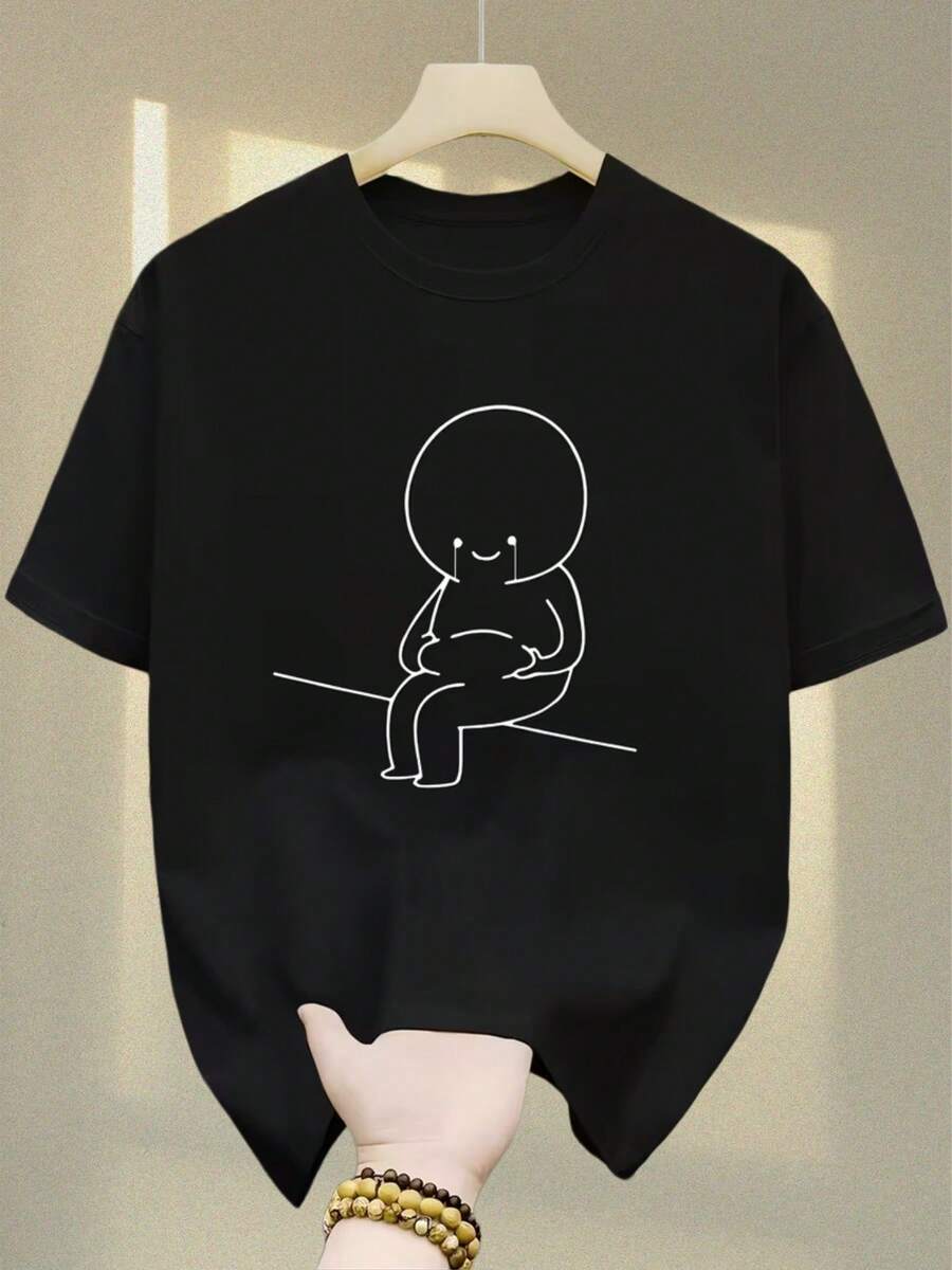 Men Outdoor Tees & Tanks - 黑色 - 查看 1