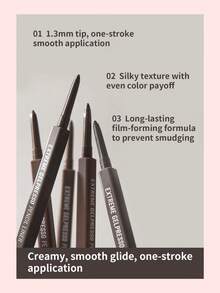 CLIO Extreme Gelpresso 可伸縮眼線筆 #04 灰棕色 1支 0.35g，免削尖奶油凝膠筆尖，防水抗油，冷調低調色，適合優雅日常妝容與新手內眼線勾勒 - 04 灰棕色 - 查看 2
