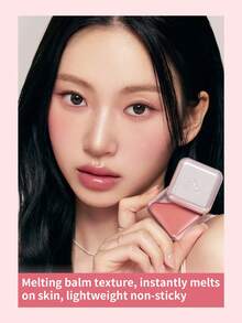 CLIO Essential Lipcheek Tap #02 Bunny Nude Pink 1盒 4.5g，水潤保濕多功能護唇頰膏，低調柔和裸色，適合淺色肌膚，雙用頰彩與唇彩，便攜裸妝 - 02 兔子裸粉腮紅 - 查看 2