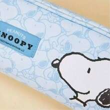 1件 Snoopy 收納袋，清新藍色印花帆布卡通設計，適合送給粉絲、家人與朋友的小禮物 - 彩色 - 查看 8