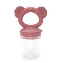 Rabbit, Koala, Bear Teether, Baby Fruit & Vegetable Pacifier, Baby Feeding Tool, Soft Silicone Material - Multicolor - View 22