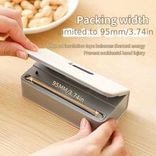Portable Mini Sealer, Sealer + Blade 2-In-1 Function, Type-C Charging (1300mAh Lithium Battery), Smart Digital Display, 6-Level Temperature Adjustment, Refrigerator Magnetic Design, Essential Kitchen Tool - Multicolor - View 7
