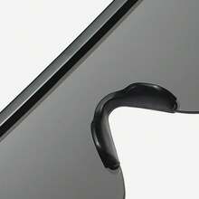 1 Pair Shield-Shaped Neutral Personalized Square Fashion Eyeglass Frames, Multifunctional Glasses Suitable For Parties, Outings, Travel, Beach And Outdoor - Multicolor - View 10
