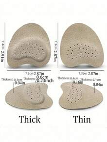 4pcs(2Pairs) /2pcs(1Pair)Sandals Forefoot Pads For Women, High Heels Anti-Slip Foot Care Shoe Pad Stickers, Self-Adhesive Stickers Inside Shoes Body Care For Travel,Sport,Outdoor,Belt,Stickers, Heart Women Valentine Easter Parade Spring Celebration - Multicolor - View 8