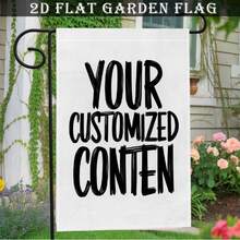 Pure White Linen Blank Base Full Material Free Print Custom Garden Flags Personalized DIY Portrait Text Scenery Universal Yard Decor Four Seasons Outdoor Backdrop Lightweight Waterproof Customized New Flags Private Memory Welcome Fabric Banner - Multicolor - View 6