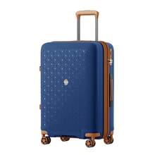 Carry On Suitcase Small 20 Inch Cabin Luggage Medium 24 Inch Large 28 Inch PP Hard Shell Expandable Lightweight TSA Lock Cup Holder 3 Piece Set Blue - Navy Blue - View 12