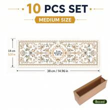 1pc Patterned Non-Slip Diatomaceous Earth Faucet Drain Mat, Quick-Drying Absorbent Sink Splash Guard, Rubber Base, Suitable For Kitchen/Bathroom Faucet - Multicolor - View 10