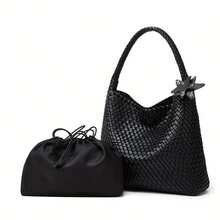 Black Woven Bag