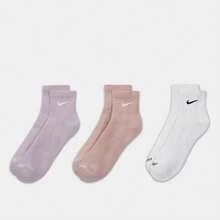 Nike Quick-Drying, Breathable, Supportive, Comfortable, Casual Ankle Socks, Unisex, Purple/Orange/White - Purple/Orange/White - View 9