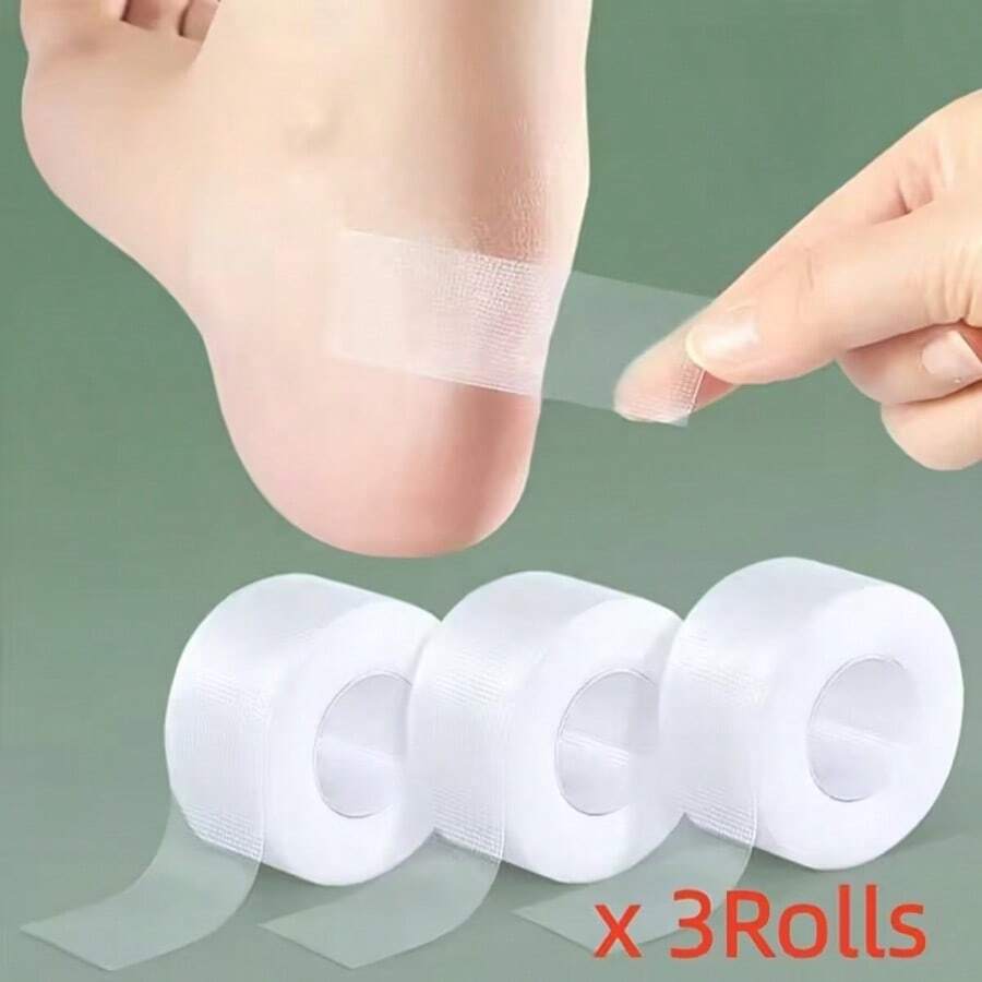3 Rolls Multi-Purpose Breathable PE Tape - Transparent Roll - View 1