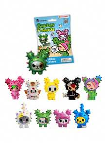 1 st Tokidoki officiellt licensierad Cactus Friends samlarblindpåse, söt kaktus-tecknad figur-hängsmycke, slumpmässigt enpack, överraskningspresent till födelsedag för samlare och Tokidoki-fans - Multifärgad - Visa 10