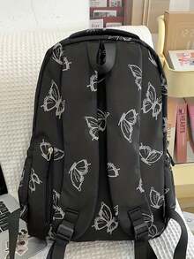 Large Capacity Women's Backpack, Minimalist Bow Design, Versatile Fashion, Small Casual Corduroy Mom Bag, Suitable For Students - Multicolor - View 10