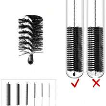10pcs/Set Water Bottle Brush Set - Metal Straw Cleaner - Stainless Steel Extra Long Brush, Cleaning Small Brush Ultra Fine Stainless Steel Extended Soft Bristle Test Tube Brush, Industrial Cleaning Small Brush Tool, For Cleaning Reusable Straws, Water Bottles And Pipes, Home Decor, Home Supplies, Household Essentials, Gift For Women, Gift For Men, Gift For Mother, Gift For Father, Gift For Grandfather, Gift For Grandmother - Multimodal - View 5
