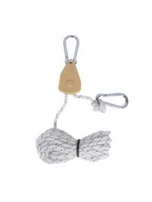 1pc Outdoor Canopy Tent Pulley Adjuster With Built-In Rope Lift Pulley, Camping Support Windproof Rope Tightening Accessory - Multicolor - View 6