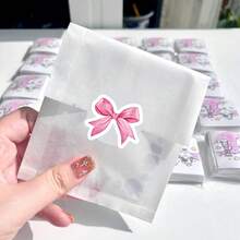 500pcs/Roll Pink Bowknot Roll Stickers DIY Computer Stickers Gift Decoration Scrapbook Sealing Tape Labels - View 6