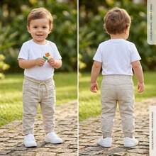 Baby Jogger Jeans With Elastane Size 1 To 12 Months Available - 米色 - 查看 2