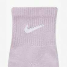 Nike Quick-Drying, Breathable, Supportive, Comfortable, Casual Ankle Socks, Unisex, Purple/Orange/White - Purple/Orange/White - View 6