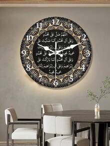 [Home Decor Round Wall Clock]1pc - Available In 10-Inch And 12-Inch Sizes. A Silent Round Wall Clock, Perfect For Decorating Bedrooms, Kitchens, Living Rooms And Other Home Environments, Also An Excellent Gift Choice. - 1PC - 查看 1