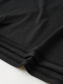Norcotton Black Pure Cotton Tank Top Men's Sports Fitness Undershirt - Black - View 8