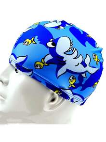 Children's Swimming Cap, Cartoon Comfortable Ear Protection, Breathable Swimming Cap, Back To School, First Day Of School - Multicolor - View 2