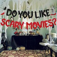 Movie Night Party Decorations Do You Like Horror Movies Banner Halloween Horror Movie Night Party Decor Killer Scream Party Decorations Halloween Bloody Killer Theme Spooky Eerie Event - Halloween Banners - View 6