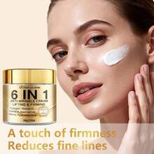 6-In-1 Face Cream, Lifting & Firming, Moisturizing, Smoothing, Evening Skin Tone, With Retinol & Hyaluronic Acid - Cream - View 5