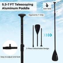 [Free Shipping] Inflatable Stand Up Paddle Board ISUP Board Accessories With 3 Fins And Backpack-L-XY612816 - FXC1QJ0B5OCZN0 - View 7