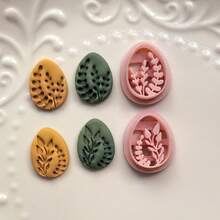 Polymer Clay Cutter Set,Pineapple Swan Cowboy Hat Boot Vintage Oval Flower Leaf Shape Clay Cutters For Earrings Making,DIY Soft Clay Jewelry Molds - Butterfly - View 8