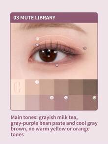 CLIO Pro Air 眼影盤 #03 Soft Mist Study 1 7.2g，冷灰色調棕色啞光閃粉全能眼影盤，輕盈不易掉粉、持久控腫，適合所有膚色日常妝容 - 03 柔霧書齋 - 查看 2