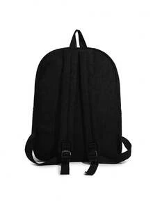 1 pieza Mochila casual con decoración de estrella & hueso Y2K, mochila escolar ligera de pana con cremallera, mochila casual de gran capacidad con múltiples bolsillos, adecuada para estudiantes/graduados/jóvenes, adecuada para regreso a la escuela/uso diario/compras/viajes cortos y actividades de ocio al aire libre - Multicolor - Ver 12