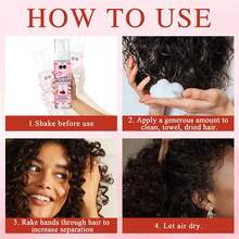 Curl Styling Mousse For Smoothing And Moisturizing Braiding, Enhances Shine Reduces Frizz Hair,Curl Foam Control Defining Product For All Curls,Coils,Waves - G-60ml-curl-mousse - View 5