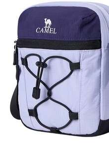 CAMEL CROWN 斜挎包 單肩包 休閒斜挎包 時尚迷你手提包 健身運動通勤小包 手機收納包 - 暮山紫 - 查看 6