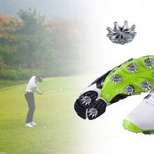 20 Short Teeth Hole Golf Spikes – Fast Twist Studs For Footjoy Golf Shoes - 彩色 - 查看 1