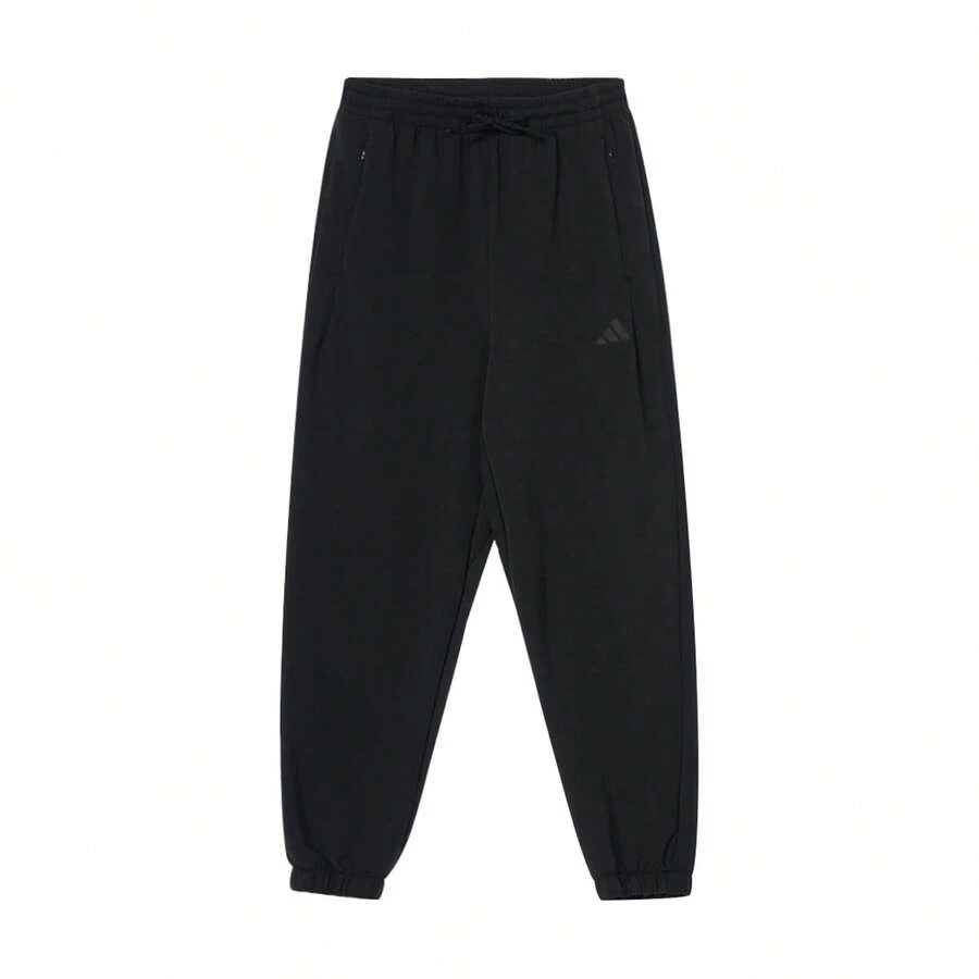 Adidas Women's Loose Comfortable Cuffed Leg Sports Pants, Spring/Autumn JP2644 - Black - View 1