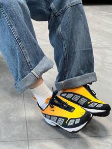 Nike Air Max Sunder Comfortable And Versatile Casual Low-Top Running Shoes Women's Yellow-Grey - Yellow-gray - View 4