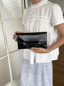 Dedoo 2026 Latest Fashion Colorful Plaid Handbag - Black - View 5
