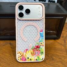 Shopkins Cartoon Print Phone Case, Sleek Magnetic Clear Casing, Suitable Cover For Iphone 17 Phone Case 16 Pro Max 15 Plus 14 13 12 11 And  S26Ultra S25Plus S24 S23 S22 - Pink#2 - View 5