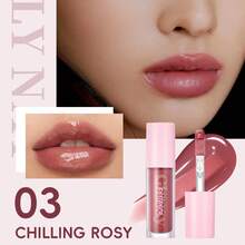 PERIPERA Ink Glasting 玻璃唇釉 #03 Chilling Rosy 1 支 4.5ml，冷調玫瑰色 玻璃光澤 保濕亮澤 不黏膩 適合乾唇 日常妝容 - 003 清涼玫瑰 - 查看 6
