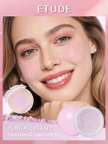 ETUDE Air Mousse 慕斯腮紅 | 柔觸絲絨腮紅 | 輕盈慕斯配方，打造自然無瑕光澤 | 塗抹順滑、不結塊、易暈染 | 持久自然玫瑰色 #KBeauty - #Bubble Lavender - 查看 9
