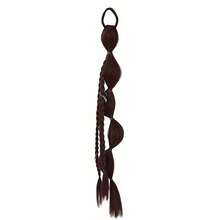 24inch European And American Style Faux Hair Braided Ponytail, Fashion Boxer Braid Wig For Women - 彩色 - 查看 21