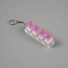 1/2pcs Keyboard Stress Relief Toy, Keyboard Key Clicker, Keyboard Keychain, Stress Relief Toy, Button-Style Pressure Relief Gift, Suitable For Adults To Relieve Stress And Pass Time - Multicolor - View 10