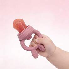 Rabbit, Koala, Bear Teether, Baby Fruit & Vegetable Pacifier, Baby Feeding Tool, Soft Silicone Material - Multicolor - View 4