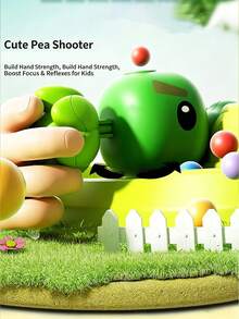 適合3-8歲兒童的2人對戰球發射玩具，互動式桌面射擊遊戲，家庭競技桌遊，適合男孩女孩的玩具禮物 - 彩色 - 查看 10