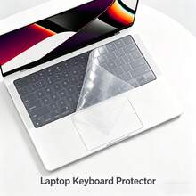 qialeduo US Version Ultra-Thin Transparent TPU Keyboard Cover, Compatible With 13.6-Inch Air, Durable Waterproof Dust-Proof Wear-Resistant Invisible Keyboard Protector, Laptop Accessory - View 7