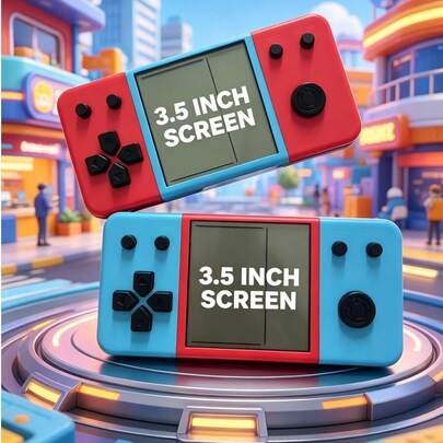 3.5 吋大螢幕經典電子遊戲機玩具，26 種不同遊戲模式可供選擇，多色可選，適合朋友互動，趣味遊戲玩具，節日與生日的完美禮物選擇