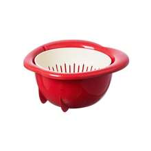1pc Cute Fruit Shaped Colander Basket, Kitchen Storage Drain Basket, Thickened Fruit Washing Basket, Vertical Design No Water Accumulation, Breathable Quick Drying, Fun Decorative Style, Kitchen Organizer Basket - Multicolor - View 6