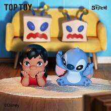 TOPTOY Disney Stitch & Lilo Happy Daily Serie Blind Box Figur Ornament Puppe Geschenk - Verschiedenfarbig - Übersicht 7
