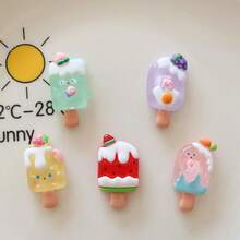 5/10/15pcs Cartoon Ice Cream Fridge Magnets, Cute Refrigerator Magnets, Suitable For Kitchen Decor And Home Decor, Whiteboard Magnets, Decorative Fridge Magnets, Best Gift For Birthday, Graduation, Christmas - Multicolor - View 13